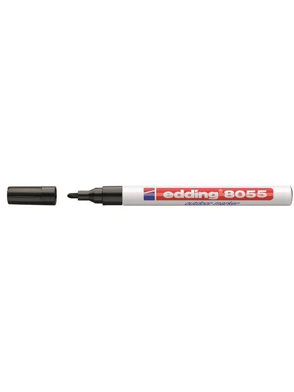 E 8055 Udendørs Marker i Sort - Vejr-resistent Mærkning