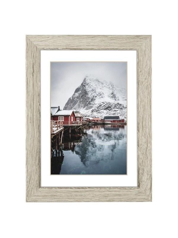 "oslo" Wooden Frame Grey Pine 15 X 20 Cm fra Hama
