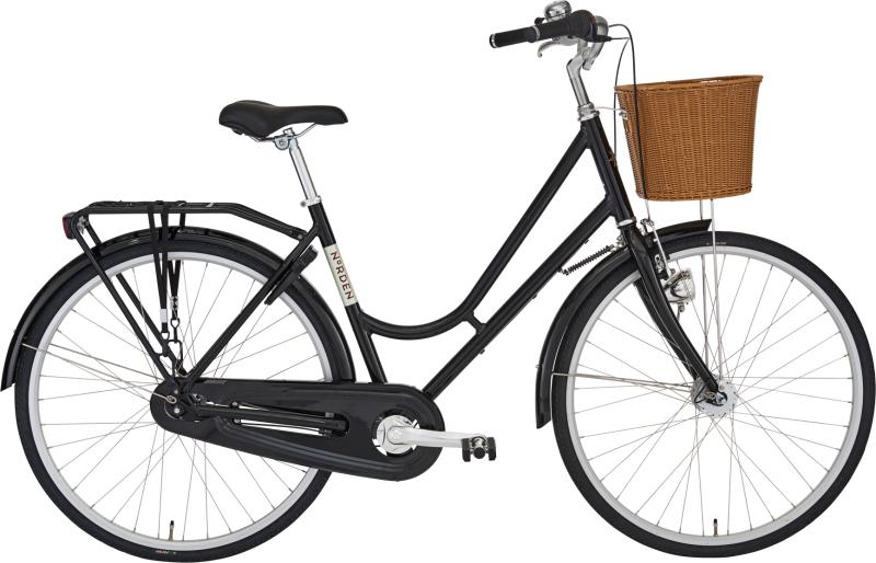 Liva+ 7g Damecykel 2024 - Sort Design fra Norden