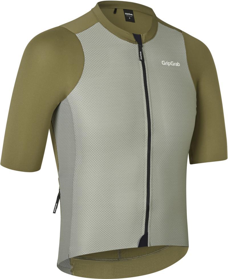Airflow Kortærmet Letvægts Cykeltrøje   Olive Green fra Gripgrab