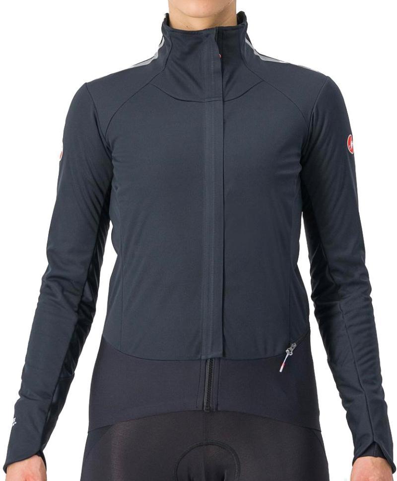Alpha Doppio Ros W Jacket Vinterjakke   Light Black Silver fra Castelli