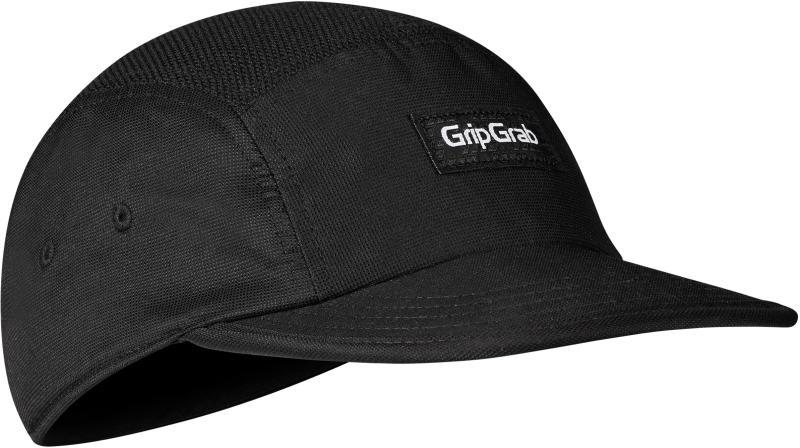 5 Panel Cycling Cap   Black fra Gripgrab