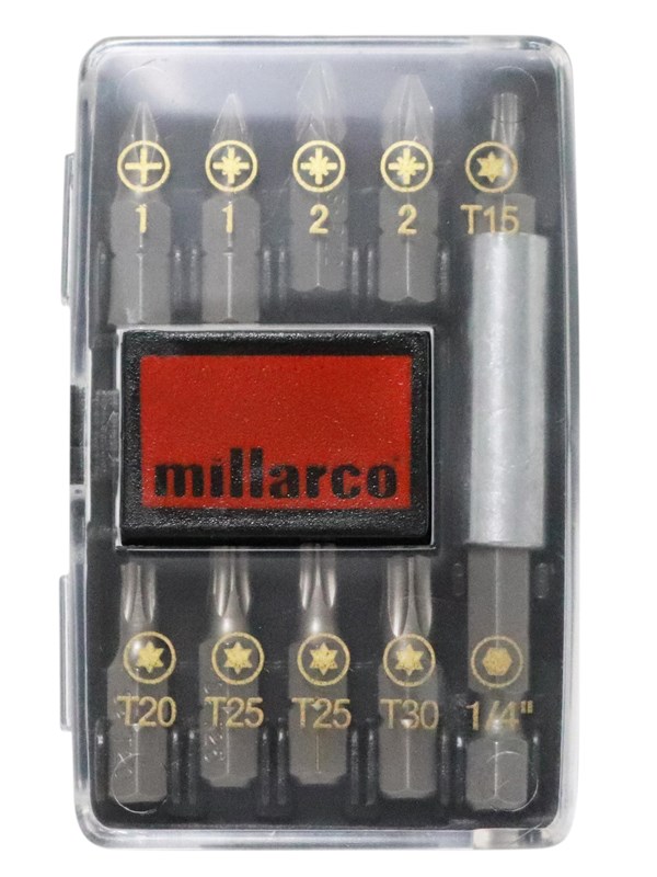 Bitsdispenser S2 Stål   10 Dele fra Millarco