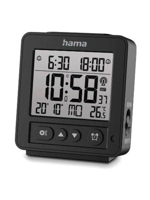 &apos;rhodes&apos; Digital Radio Alarm Clock Lcd Black   Dab Dab+ Fm   Stereo   Sort fra Hama