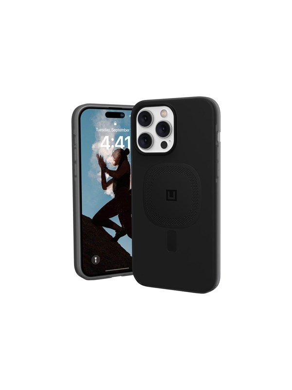 [u] Protective Case For Iphone 14 Pro Max [6.7 In]   Lucent 2.0 Black fra Uag